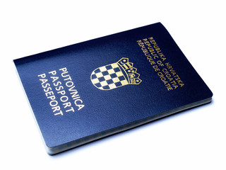 Fototapeta premium Croatian passport