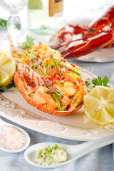 catalan lobster- aragosta alla catalana