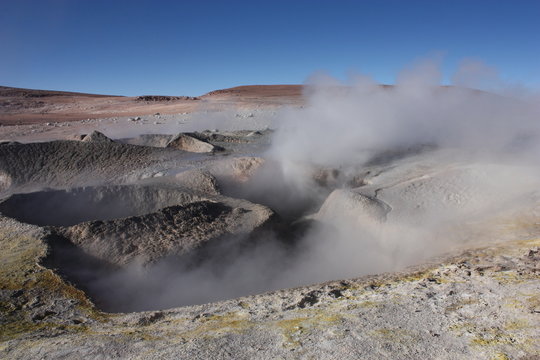 Geisers en Sud L&iacute;pez