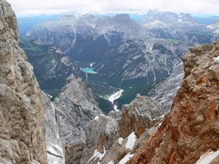 Fototapeta na wymiar Panorama beim Monte Cristallo