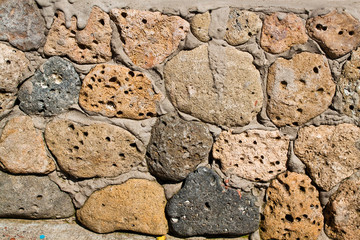 Background of stone wall texture