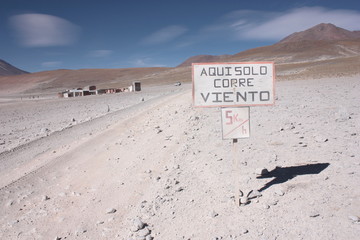 Aquí solo corre viento