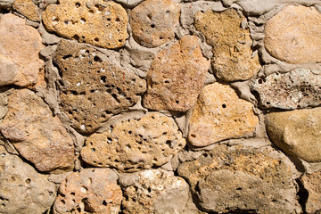 Background of stone wall texture