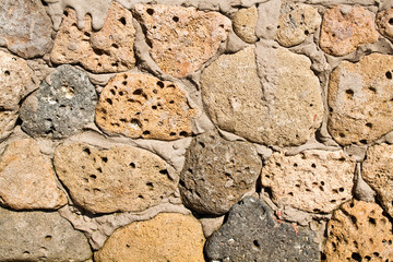 Background of stone wall texture