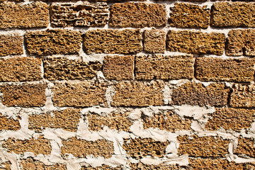 old scrubbed brick wall