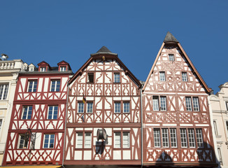 alte Fachwerkhäuser in Trier