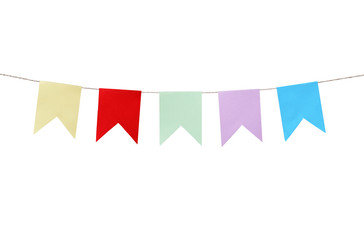 Obraz premium Motley Paper Flags