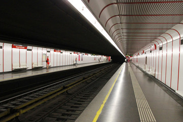 Obraz premium Vienne ,station métro