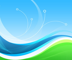 Abstract blue background