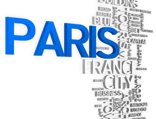 Paris - 3D Typography