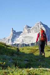 Wandern in den Bergen