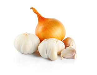 Onion end garlic
