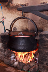 Large Cauldron for Boiling Milk to make Cheese