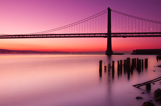 Bay Bridge, San Francisco, California.