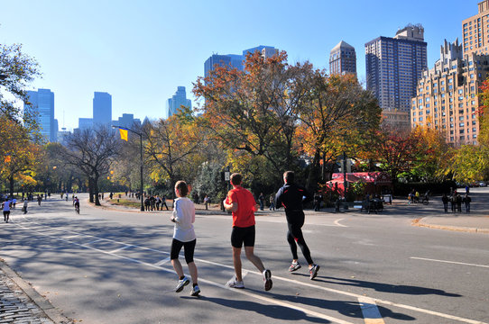 Jogging At Central Park.