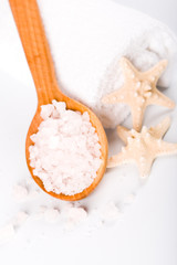 seaalt, towel and starfish