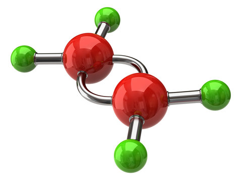 Molecule of ethene