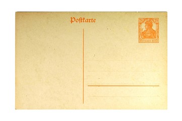 Alte deutsche Postkarte