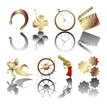 Golden icons