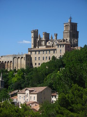 Fototapeta premium Panorámica de la Catedral de Béziers