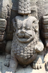 Fototapeta na wymiar Borobudur Temple, Yogyakarta, Java, Indonesia
