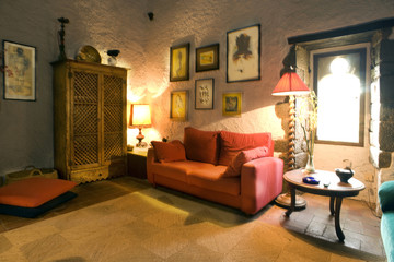 sala masia interiorismo