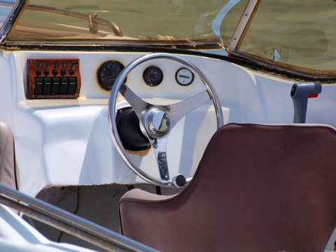 Steuerrad Motorboot