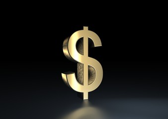 Dollar Gold 3D