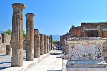 Pompei - Sito archeologico - Vesuvio - Napoli - Italia