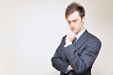 portrait of a young businessman