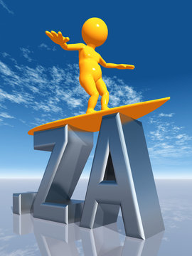 ZA Top Level Domain of South Africa