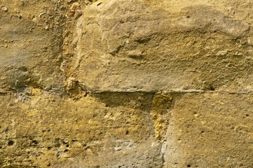 Detail einer alten Burgmauer aus dem 11.Jahrhundert