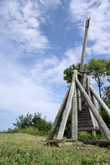 Katapult auf Gutshof Lihula / Estland