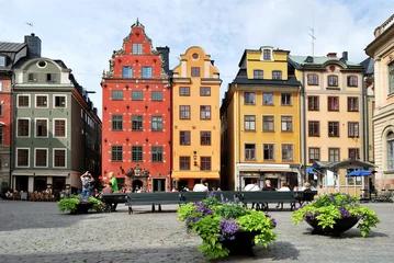 Foto op Plexiglas Stockholm. Hart van de oude stad © TanyaSv
