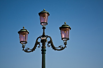 Fototapeta na wymiar Street Lamp, Venice