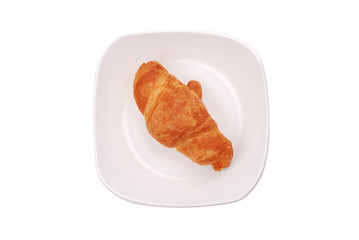 The fresh buns on white