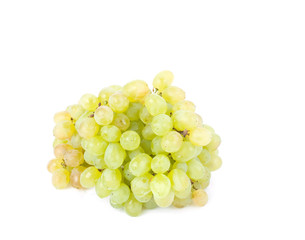 Cluster of white grapes