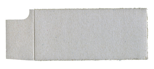Torn cardboard