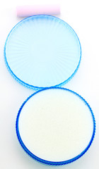 boîte d'éponge pour écolier, craie