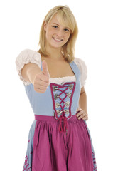 Junge Frau im Dirndl 