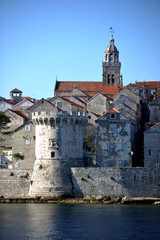 The fortified city of Korcula