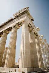 Sierkussen Parthenon op de Akropolis in Athene © Adrio