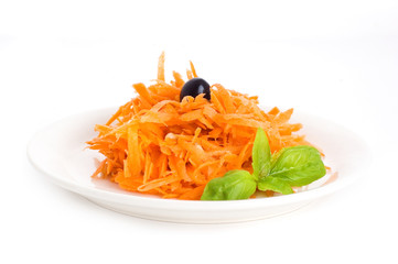 carrot salad with pine nuts