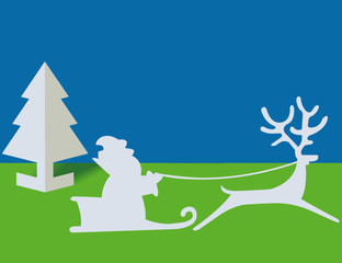 Christmas from a paper