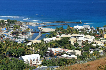 Fototapeta na wymiar Ośrodek portu Saint-Gilles, Reunion