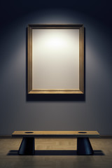 blank frame in the gallery - 25337201
