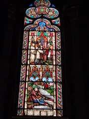 Küchenrückwand glas motiv Vitraux de l'église Saint Eugène Sainte Cécile à Paris © Atlantis