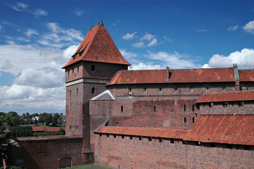 The old castle in Malbork - Poland.