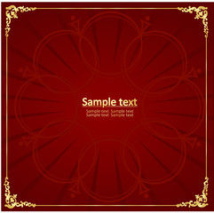 Vintage background with copy space vector