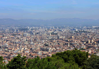 Blick auf Marseille